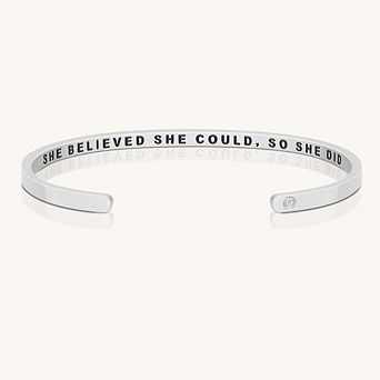 She Believed She Could, So She Did Bracelet