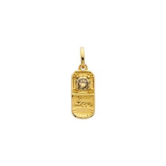 Belinda Jewelz 18k Gold Plated Vermeil Love Pill Birthstone Charm