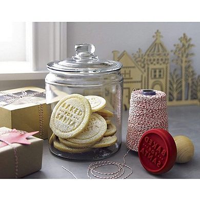 Glass Canister Set with Airtight Lids, Labels & Marker, Food Storage