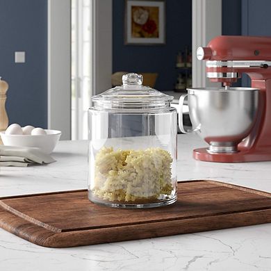 Glass Canister Set with Airtight Lids, Labels & Marker, Food Storage