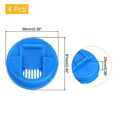 4Pcs Soda Can Lids,Plastic Can Covers, Can Toppers Fit Standard Size