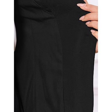 Blazers for Women Business Casual Ruched 3/4 Sleeve One Button Blazer for Work Suit Jacket