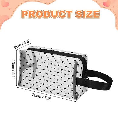 1Pc Cute Mini Organizer Bag, Mesh Bag with Handle
