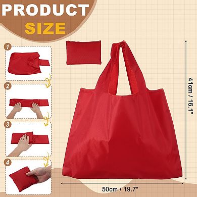 19.7 x 16.1, 1Pc Washable Shopping Bags with Handles Bulk