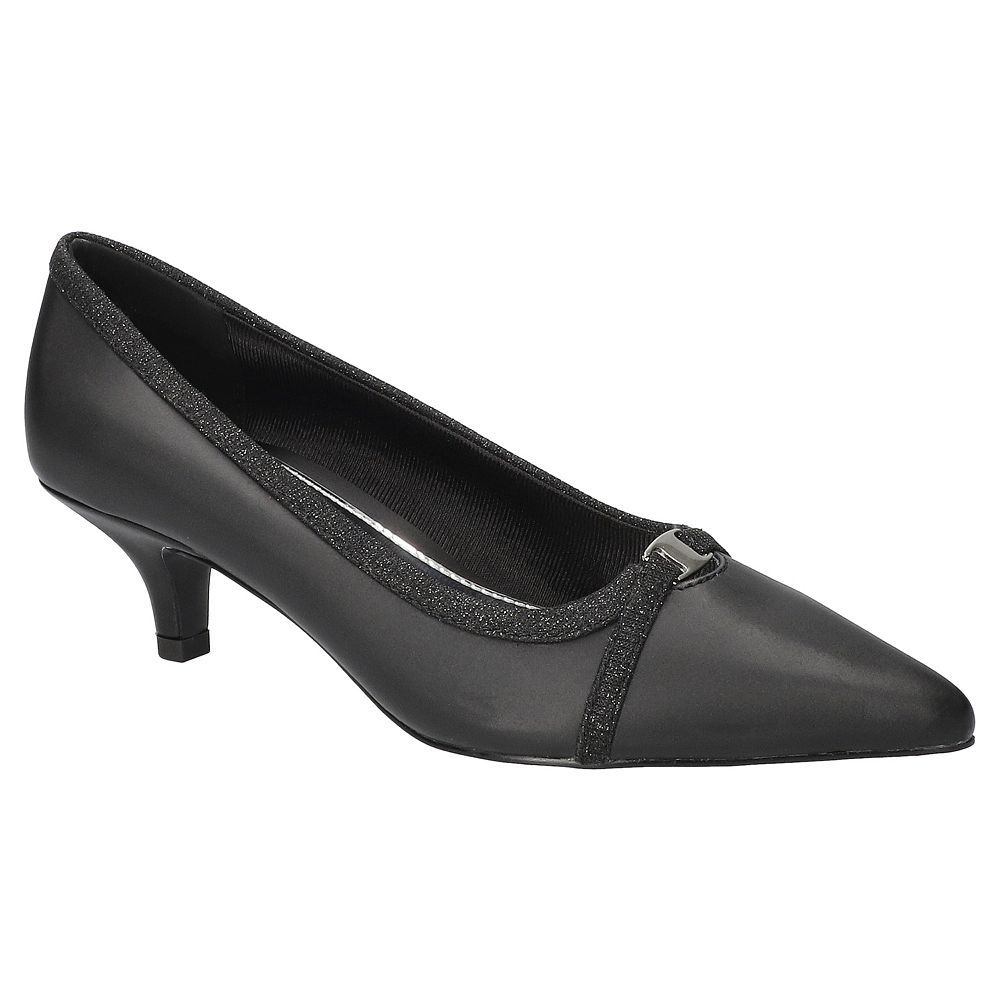 Easy Street Zayn Women's Pointed Toe Kitten Heel Pumps
