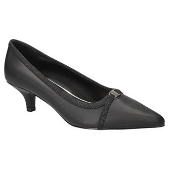 Easy Street Zayn Women's Pointed Toe Kitten Heel Pumps