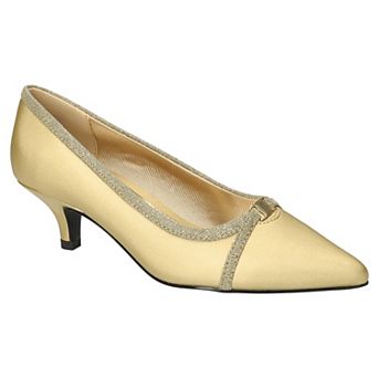 Easy Street Zayn Women's Pointed Toe Kitten Heel Pumps