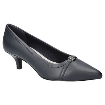 Easy Street Zayn Women's Pointed Toe Kitten Heel Pumps