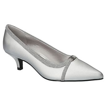 Easy Street Zayn Women's Pointed Toe Kitten Heel Pumps