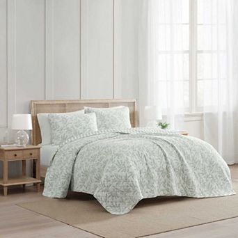 Martha Stewart Murray Leaves Quilt Set