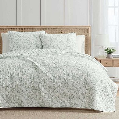 Martha Stewart Murray Leaves Quilt Set