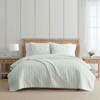 Martha Stewart Murray Leaves Quilt Set