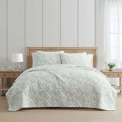 Martha Stewart Murray Leaves Quilt Set