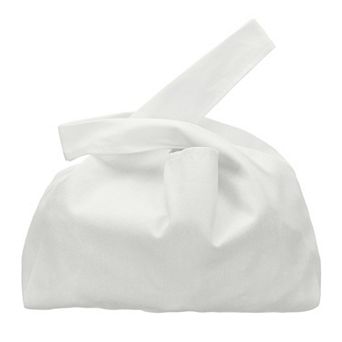 1 pc Canvas Wrist Knot Tote Bag, Women's Wristlet Knot Pouch