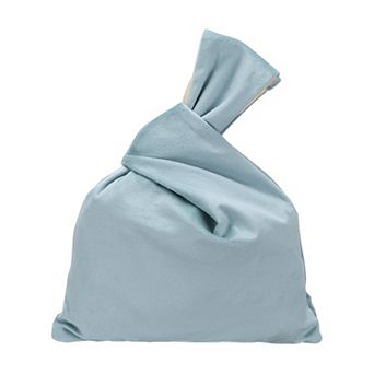 1 pc Velvet Wrist Knot Tote Bag, Women's Wristlet Knot Pouch