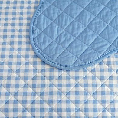 Martha Stewart Olivia Gingham Quilt Set