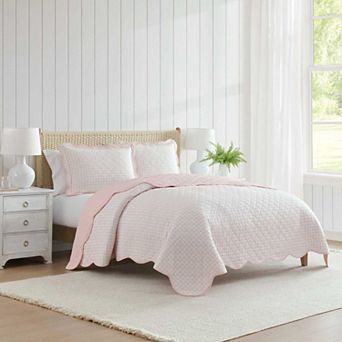 Martha Stewart Olivia Gingham Quilt Set