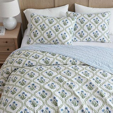 Martha Stewart Chloe Quilt Set