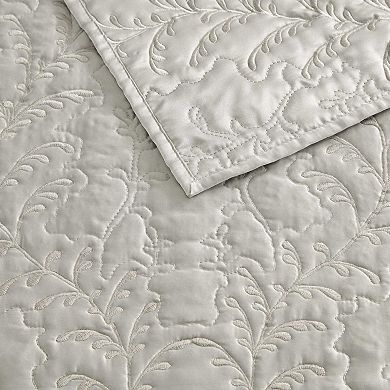 Martha Stewart Fern Embroidery Quilt Set