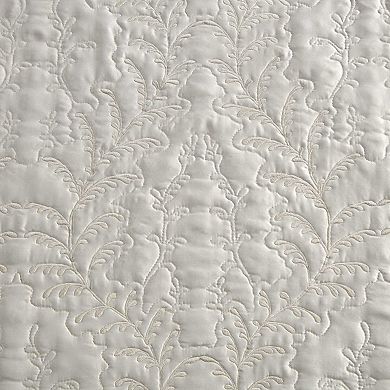 Martha Stewart Fern Embroidery Quilt Set