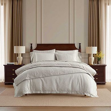 Martha Stewart Fern Embroidery Quilt Set