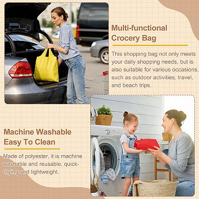 4Pcs Foldable Travel Bag with Handles