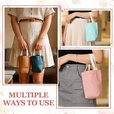 1Pc Canvas Tote Bag, Grocery Shopping Bag with Handles