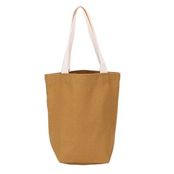 1 pc Canvas Tote Bag, Grocery Shopping Bag with Handles