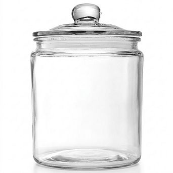 Glass Canister Set with Airtight Lids, Labels & Food Storage Jars