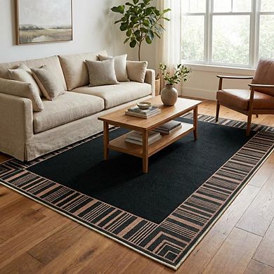 Fashionwu Printed Low Pile Home Decor Easy to Clean Folded Bordered Thin Area Rug for Bedroom