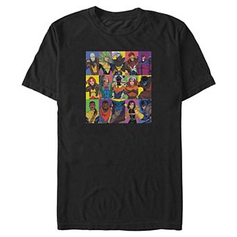Big & Tall Marvel X-Men '97 Mutants Portraits Graphic Tee