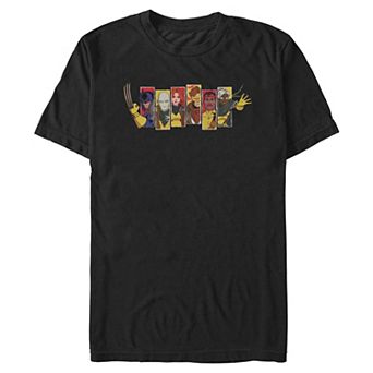 Big & Tall Marvel X-Men '97 Mutants Panels Graphic Tee