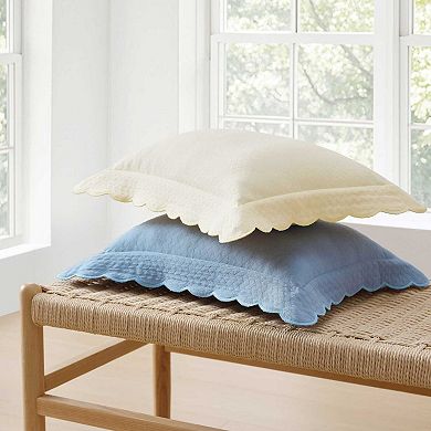 Martha Stewart Signature Scallop Decorative Pillow