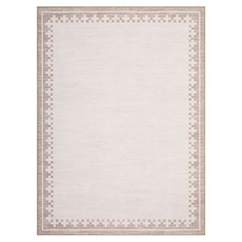 Fashionwu Simple Non Shedding Home Decor Non Slip Kitchen Non Shedding Stain Resistant Bordered Rug