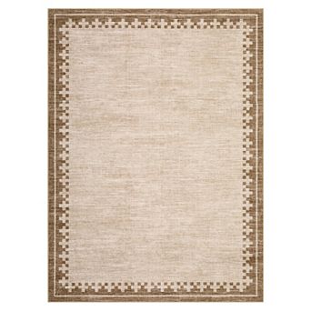 Fashionwu Simple Non Shedding Home Decor Non Slip Kitchen Non Shedding Stain Resistant Bordered Rug