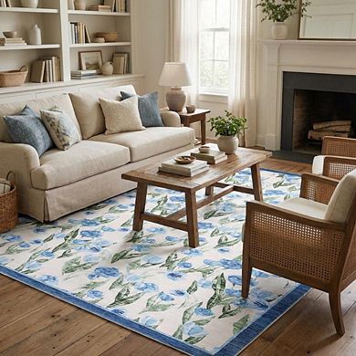 Fashionwu Home Decor Non Shedding Washable Thin Non Shedding Kitchen Easy to Clean Modern Area Rug