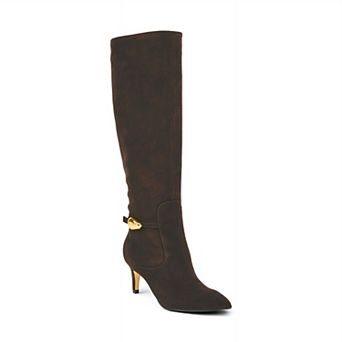 Nine West Salla Women's Knee-High Pointed Toe Dress Boots