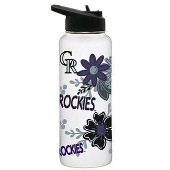 MLB Colorado Rockies 34-oz. Flowers Water Bottle