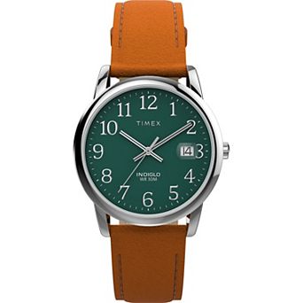 Timex® Men's Leather Strap Analog Watch - TW2W54600