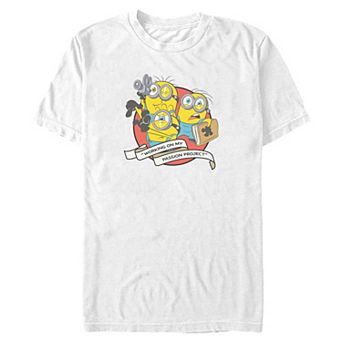 Big & Tall Despicable Me Minions 3 Working On My Passion Project Graphic Tee