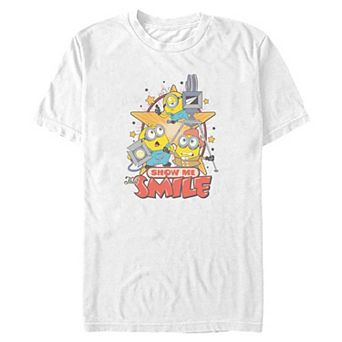 Big & Tall Despicable Me Minions 3 Show Me That Smile Graphic Tee