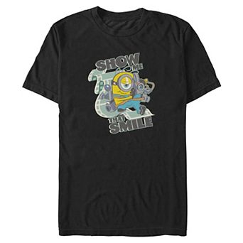 Big & Tall Despicable Me Minions 3 Show Me That Smile Poster Graphic Tee