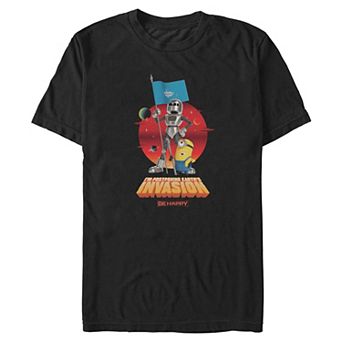 Big & Tall Despicable Me Minions 3 Postponing Earth's Invasion Graphic Tee