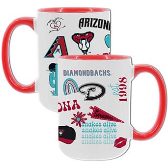 MLB Arizona Diamondbacks 2-Pack 15-oz. Icons Mug Set