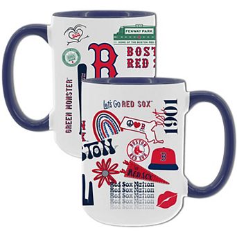 MLB Boston Red Sox 2-Pack 15-oz. Icons Mug Set
