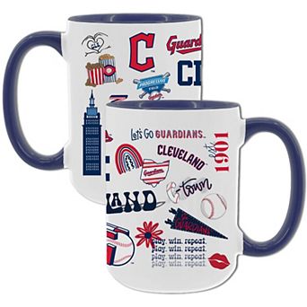 MLB Cleveland Guardians 2-Pack 15-oz. Icons Mug Set