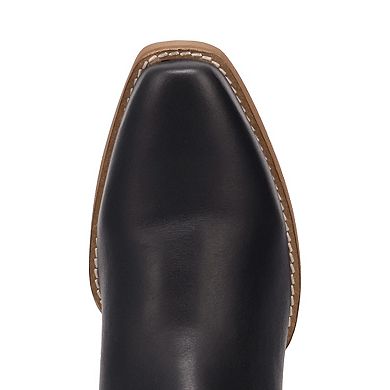 Dingo Rowdy Men's Leather Ankle Boots With Bit Detail