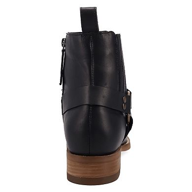 Dingo Rowdy Men's Leather Ankle Boots With Bit Detail