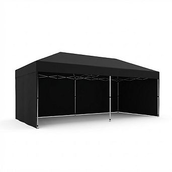 10'x20' Canopy Tent, Pop-Up Folding Canopy Tent,Water-Resistant Oxford Fabric,with 3 Sidewalls