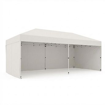 10'x20' Canopy Tent, Pop-Up Folding Canopy Tent,Water-Resistant Oxford Fabric,with 3 Sidewalls
